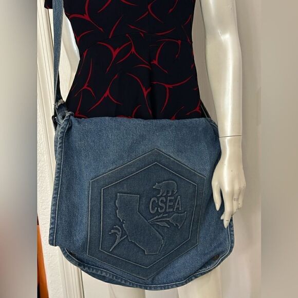 Denim crossbody bag - Picture 3 of 9